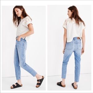 Madewell Mom Jean Cotton